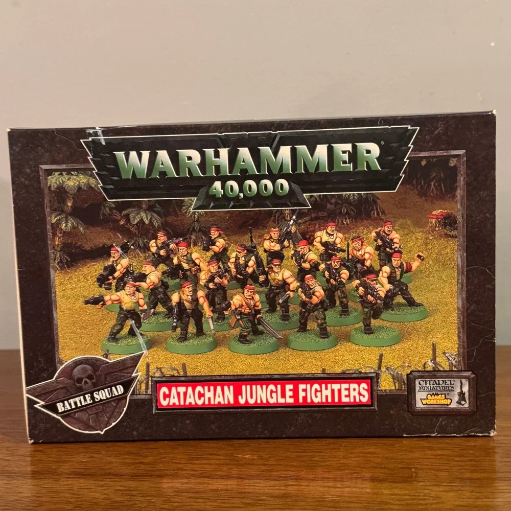 Warhammer 40k Catachan Jungle Fighters Battle Sqd Miniatures Assembled (20)